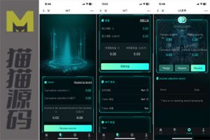 中英双语言BSC币安链dapp类nft-usdt理财源码