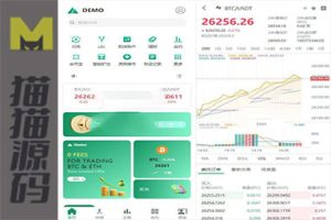 绿色UI风格的多语言区块链交易所系统源码，仿Coinex