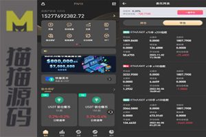 PNYX多语言交易平台的前端采用纯Vue源码，支持合约交易、期权交易、币币交易、杠杆交易、矿机、锁仓挖矿、新币申购、NFT盲盒及双币理财功能