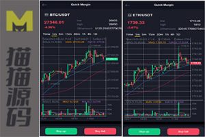 全开源黑色UI区块链+8国语言+币币合约交易
