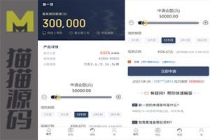 新版小额借贷贷款系统源码/新增推广APP下载页面