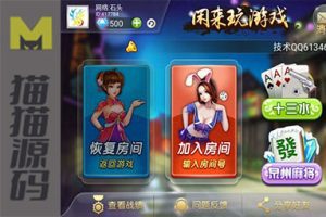 闲来玩十三水 泉州麻将 牛牛 二十一点